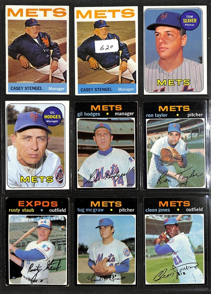 Binder Of New York Mets Cards 1964-1987