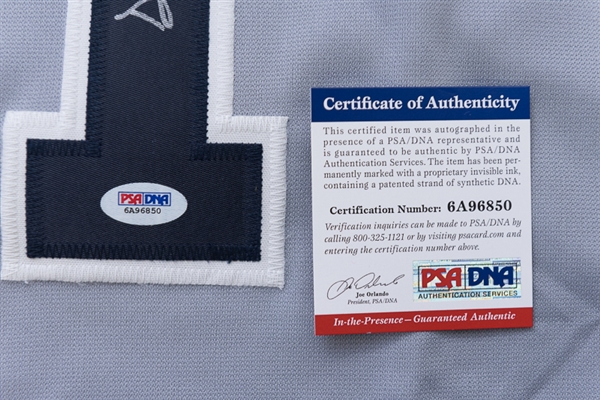 Dave Winfield (HOFer) Autographed New York Yankees Style Jersey (PSA/DNA) w/ Historic Autographs Box