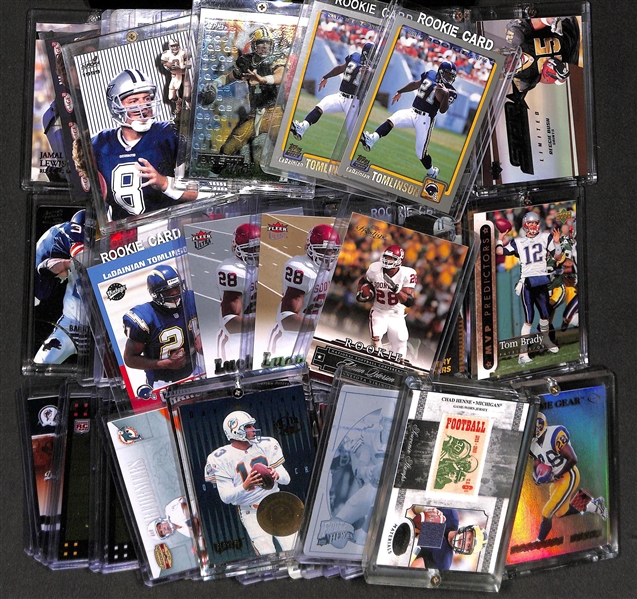 Lot Of 70 Football Insert/Numbered/Rookie Cards w. Aikman & Favre