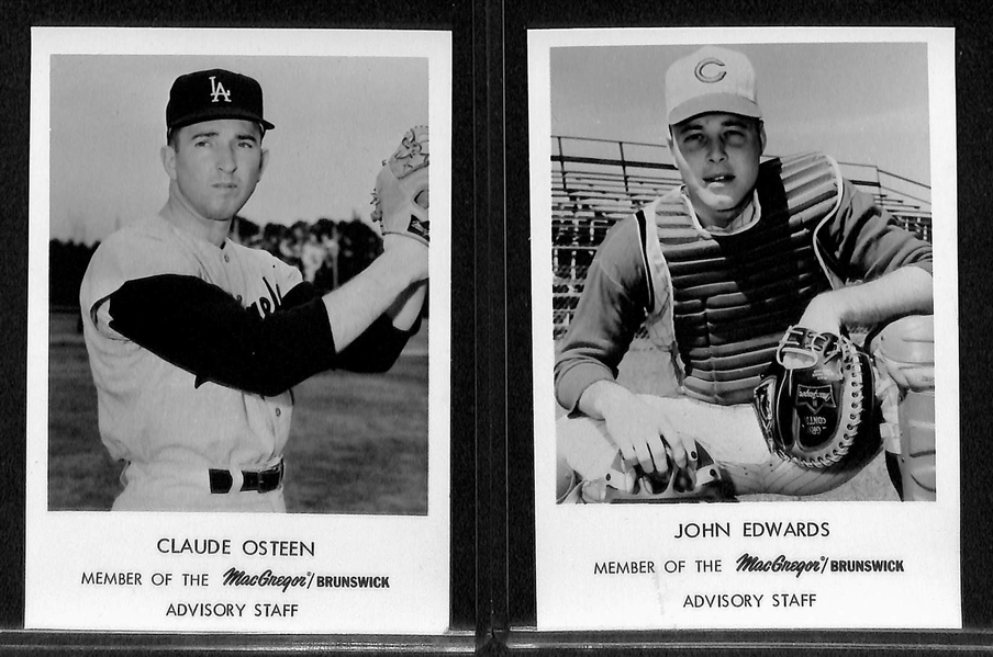 RARE Lot of (6) 1965 MacGregor/Brunswick Advisory Staff Photo Cards - 3.5x 5 (High-Grade Condition!)