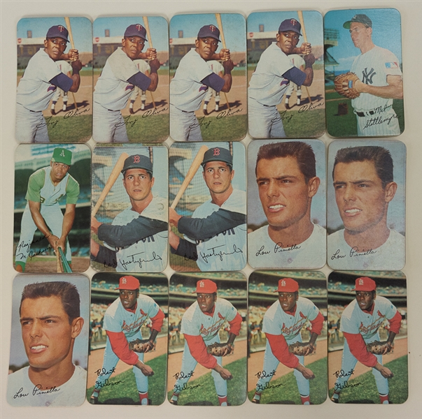 1970 Topps Super Baseball Lot of 35 Cards w/ an Original Wrapper