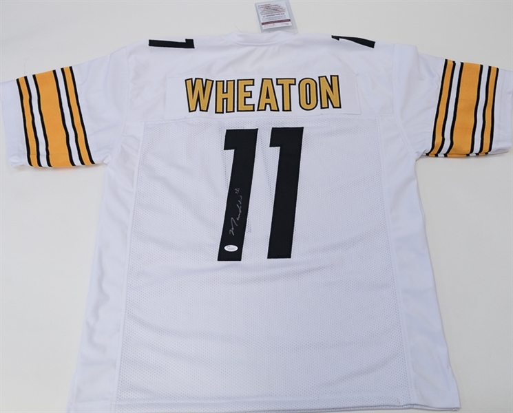 Markus Wheaton Signed Pittsburgh Steelers Style Jersey (JSA COA)