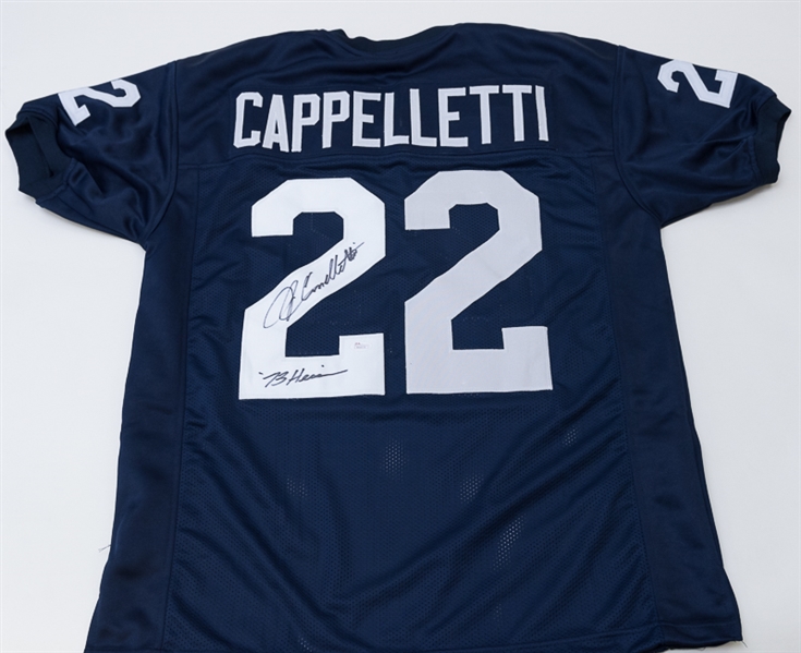 John Cappelletti Signed Penn State Style Jersey (JSA COA)
