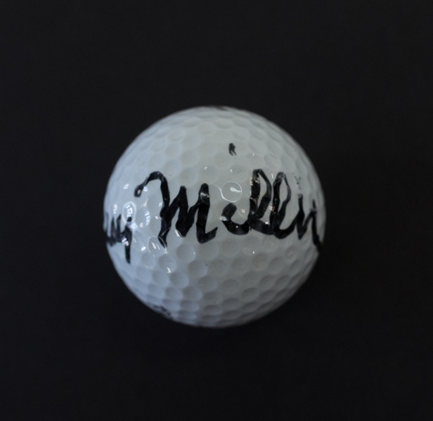 Jim Furyk & Johnny Miller Signed Golf Balls - JSA