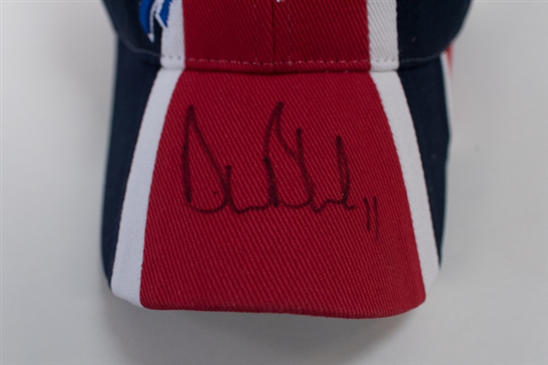Michael Irvin Autographed Dallas Cowboys Mini Helmet (JSA) & Drew Bledsoe Signed Buffalo Bills Hat (JSA)