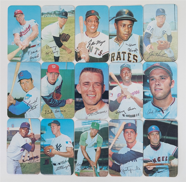 1970 Topps Super Baseball Complete Set (42) w/ Empty Wax Box and Wrapper