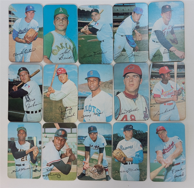 1970 Topps Super Baseball Partial Set (38 of 42 cards) w/ an Original Wrapper