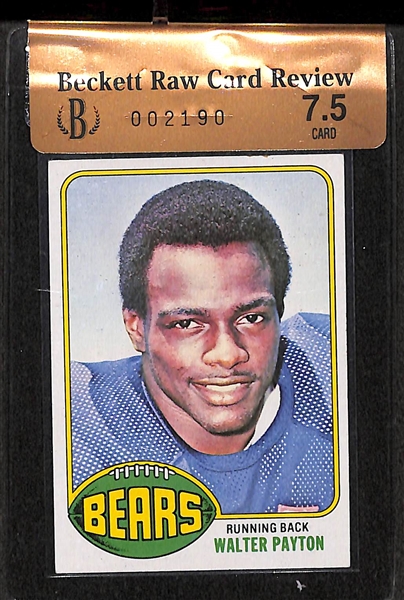 1976 Topps Football Complete Set with Walter Payton Graded BGS 7.5 (Raw Card Review)