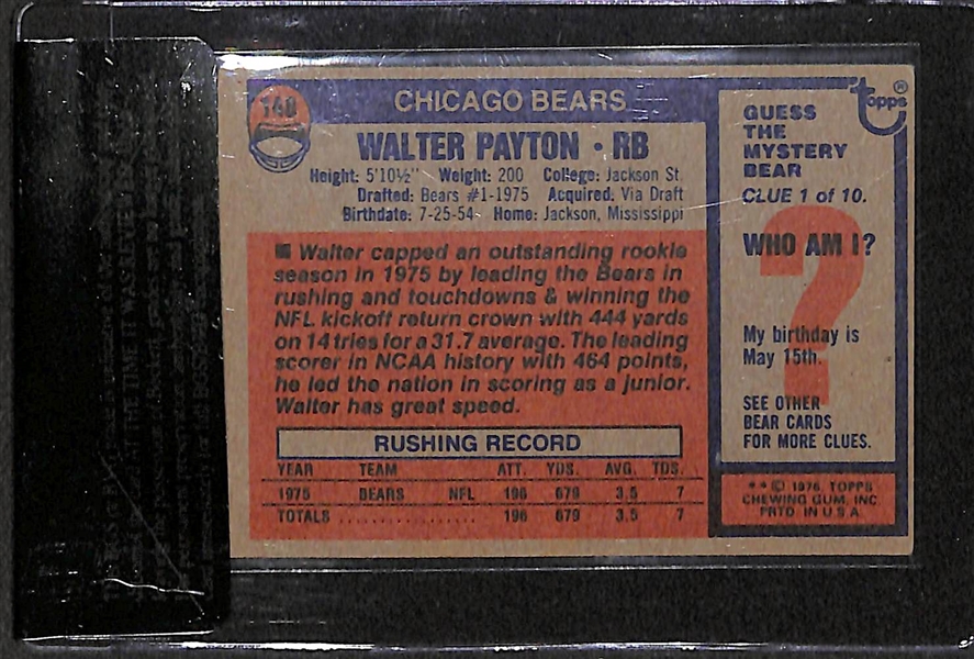 1976 Topps Football Complete Set with Walter Payton Graded BGS 4.5 (Raw Card Review)