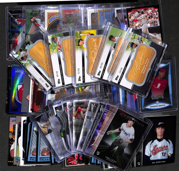 Lot Of 79 Baseball Inserts/Stars/Rookie/Relic Cards w. Chipper Jones