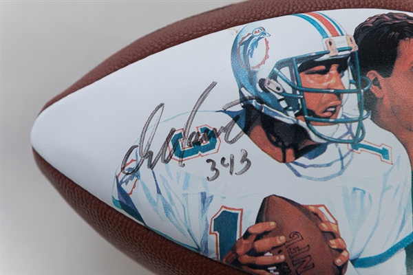 Dan Marino Autographed Upper Deck Commemorative 343 Touchdown Photo Football - UD Authenticated