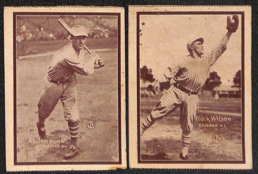 Lot of 29 Assorted 1931 W517 Cards w. Chuck Klein