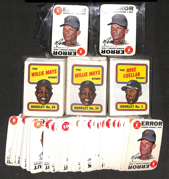 Lot of 2 - 1968 Topps Game Card Sets & 3 - 1970 Story Booklet Sets, as well as 100+ Additional Topps Game Cards