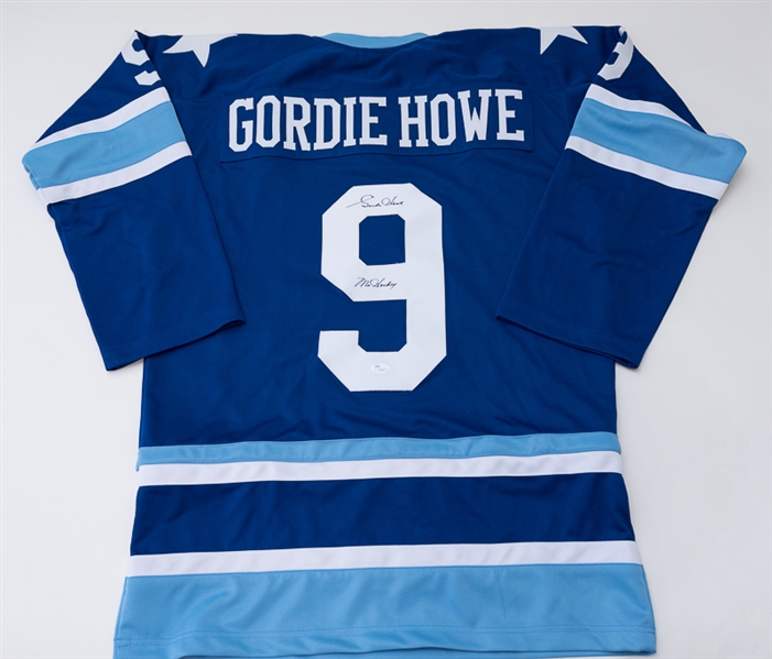 Gordie Howe Autographed AEROS (WHL) Jersey Inscribed Mr Hockey - JSA