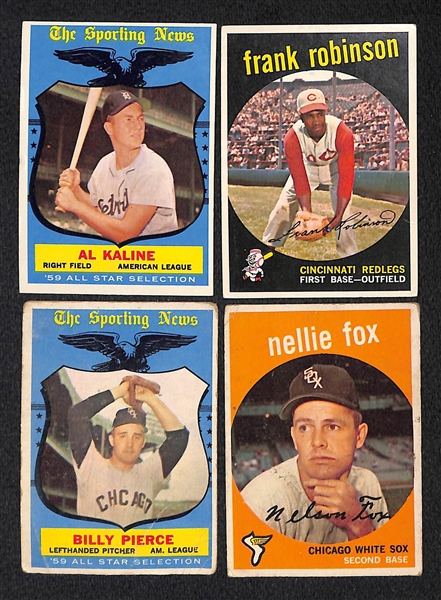 Lot of Over 500 Vintage Cards - 1957, 1958, and 1959 Topps Baseball Cards w/ Stars and SPs