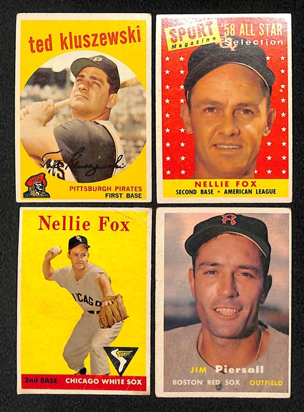 Lot of Over 500 Vintage Cards - 1957, 1958, and 1959 Topps Baseball Cards w/ Stars and SPs