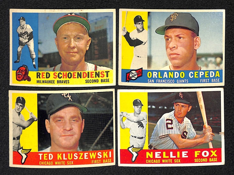 Lot of Over 300 Vintage Cards - 1960 and 1961 Topps Baseball Cards w/ Mantle and Mays