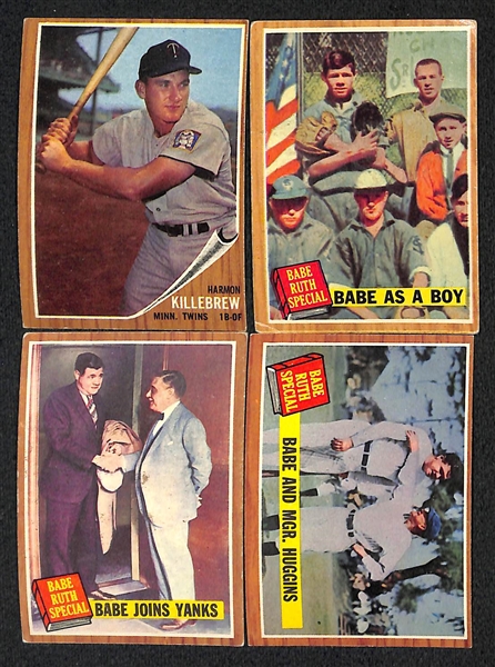 Lot of Over 560 Vintage Cards - 1962-1964 Topps Baseball Cards w/ Stars and SPs