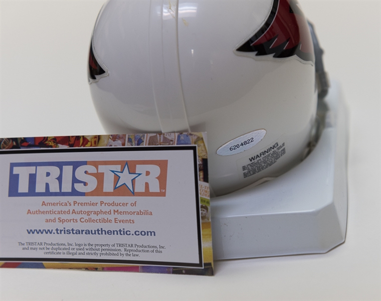 Roger Wehrli Signed Cardinals Mini Helmet - Tristar COA