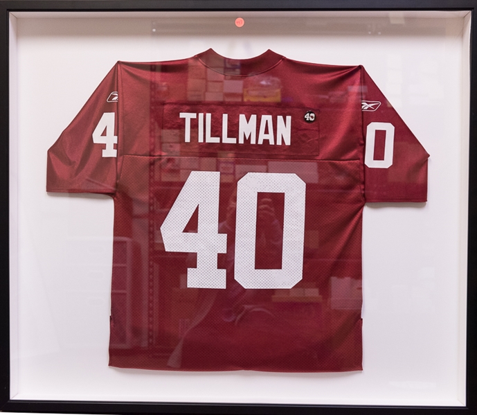 Pat Tillman Shadowboxed Red Cardinals Jersey