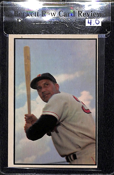 1953 Bowman Color Raw Graded 7 Card Lot w/ BVG 7.5 Furillo (#78)