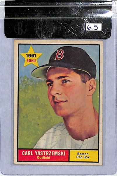 (2) Card Carl Yastrzemski Lot (1960 Topps Rookie and 1961 Topps 2nd Year)