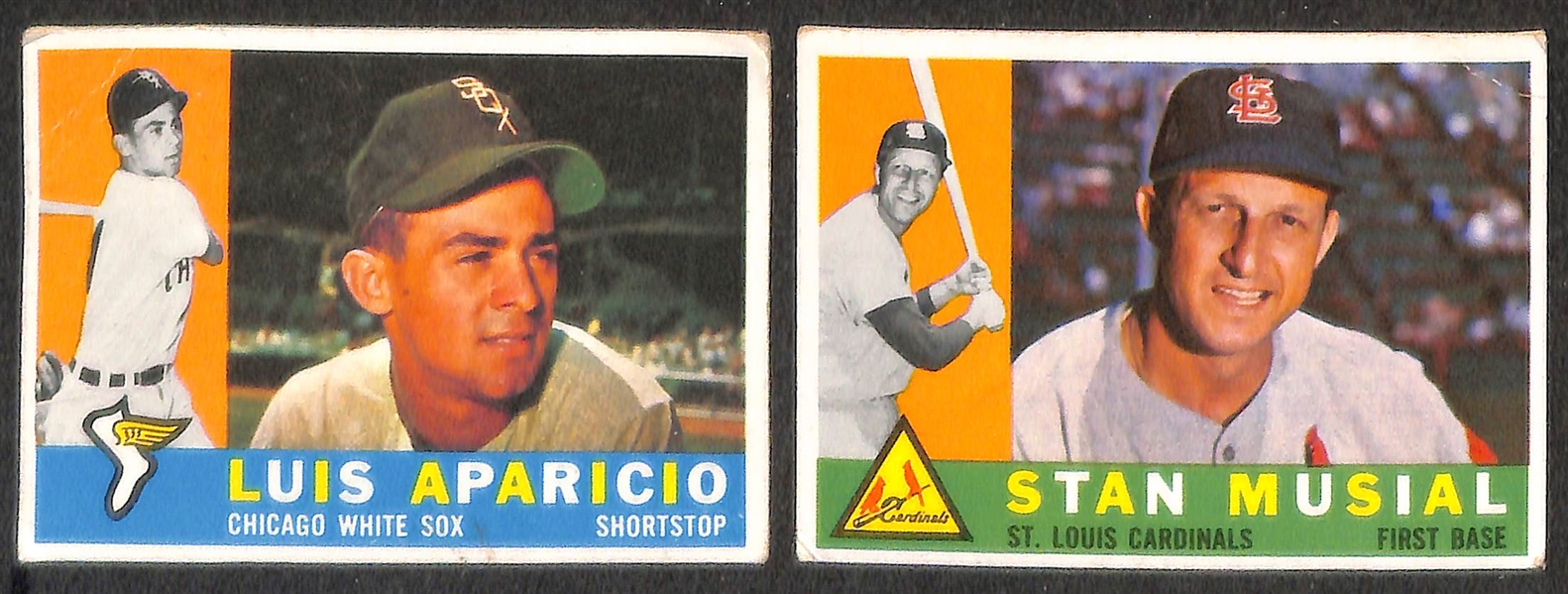 Lot 260 Different 1960 Topps Baseball Cards w. Stars