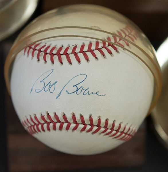 Lot of 5 - Phillies Single Signed Baseballs w. Greg Luzinski