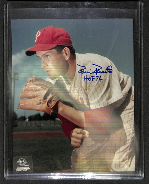 Baseball Autographed Memorabilia Lot w. Pete Rose & Robin Roberts