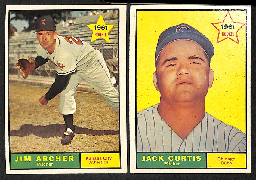 Lot of 16 - 1961 Topps High Numbers w. Leon Wagner