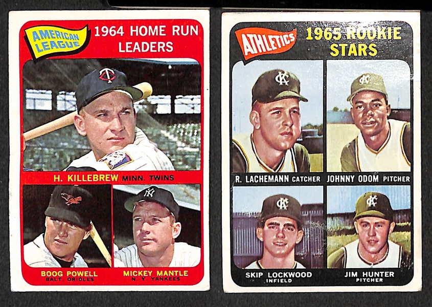 Lot of 16 - 1965 Topps Baseball Cards w. Carlton Rookie Card