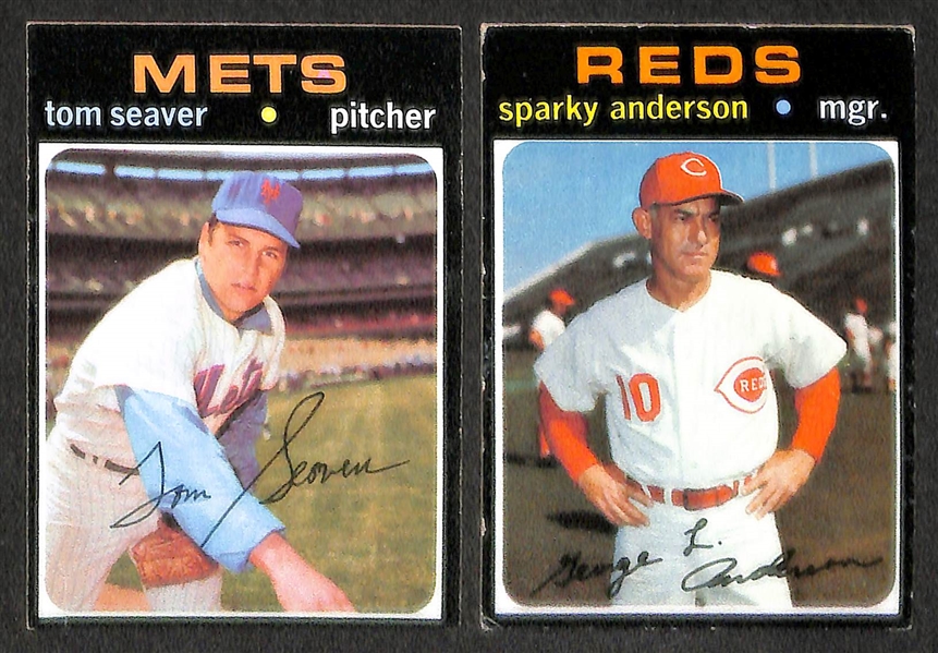 Lot of 19 - 1971-72 Topps Baseball Cards w. Jackson