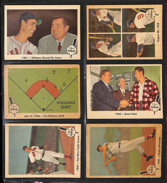 Lot of 61 - 1959-1961 Baseball Cards - Topps & Fleer - w. Lou Gehrig