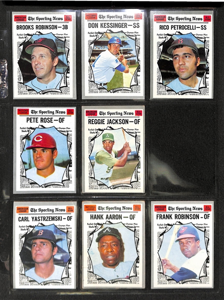 Lot of Approximately 650 Different 1970 Topps Baseball Cards - Approximately 90% complete!