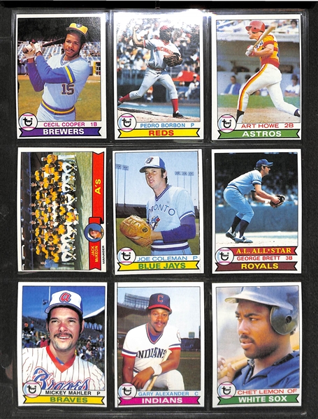 Complete 1979 Topps Baseball Card Set w. Ozzie Smith Rookie Card