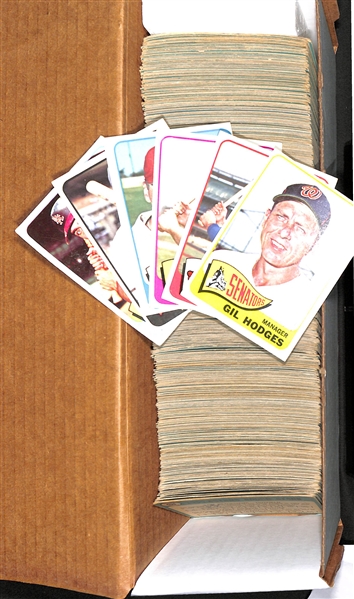 Approx. 450 Assorted 1965 Topps Baseball Cards w. Minor Stars