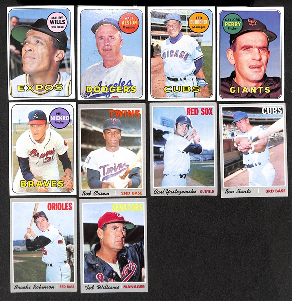 Lot Of 650 Assorted 1969-1970 Topps Baseball Cards w. Minor Stars