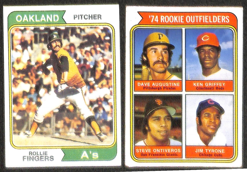 Approx. 525 Assorted 1972-1974 Topps Baseball Cards w. Minor Stars