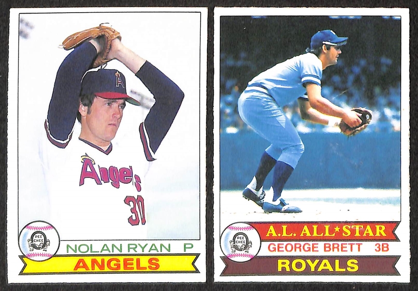 Lot Of 92 Assorted 1978-1979 O-Pee-Chee Baseball Cards w. Ryan