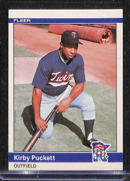 1984 Fleer Baseball Update Set w/ Clemens, Puckett, and Gooden Rookie Cards