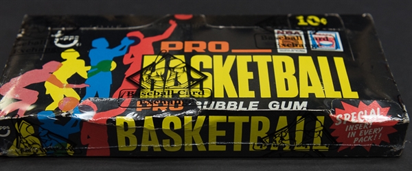 Extremely Rare 1971-72 Topps Basketball Unopened Wax Box (12 Packs)