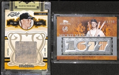Mickey Mantle and Roger Maris Yankees Game-Used Relic Cards
