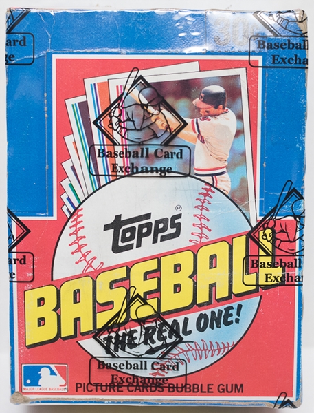 1982 Topps Unopened Baseball Wax Box of 36 Wax Packs - Ripken Rookie Year - Sealed By BBCE