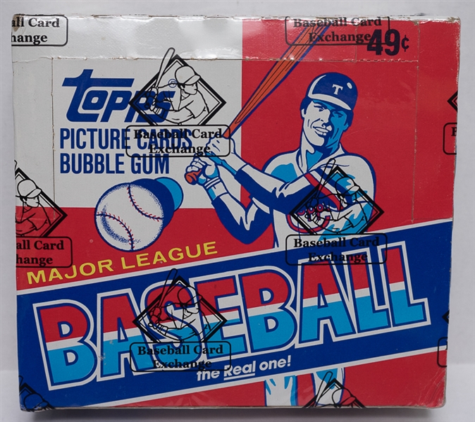 Lot of 20 Unopened Topps 1983 Baseball Cello Packs - 20 Packs with 28 Cards/Pack and in Original Box (Missing 4 packs) - Sealed by BBCE