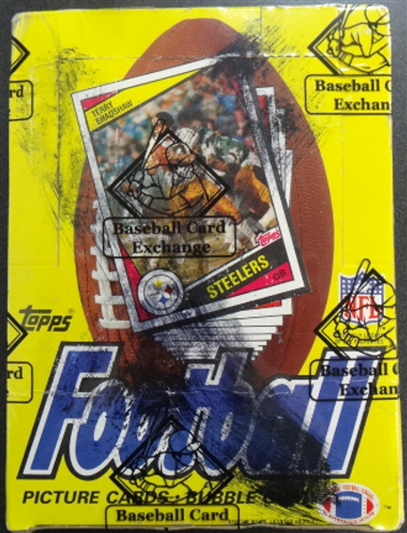 Unopened 1984 Topps Football Wax Box (Marino & Elway Rookie Year)- 36 Packs - Sealed by BBCE