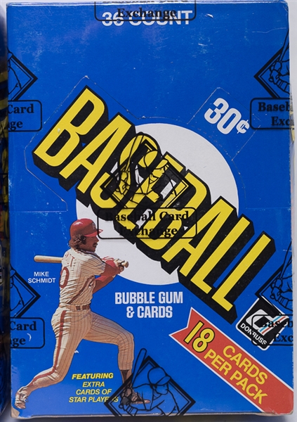 Lot of (3) Unopened 1981 Donruss Baseball Wax Boxes (3 Boxes w/ 36 Wax Packs Per Box) - Sealed By BBCE