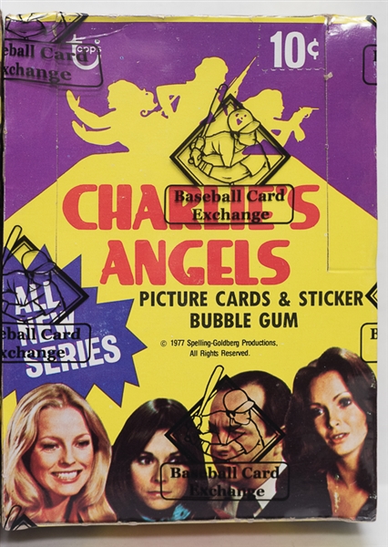 RARE 1977 Topps Charlie's Angels 4th Series Unopened Wax Box & 1978 Topps Jaws 2 Unopened Wax Box (36 Packs/Box) - Sealed by BBCE