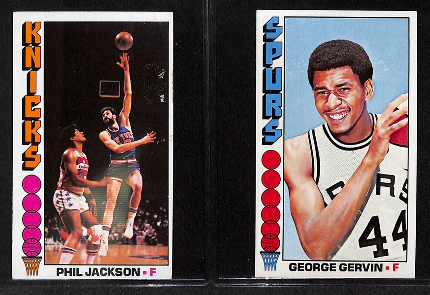 1976-77 Topps Basketball Partial Set (Missing 16 Cards) - High Quality Condition Cards!