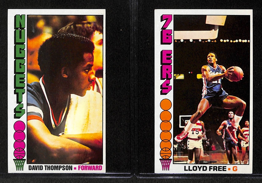 1976-77 Topps Basketball Partial Set (Missing 16 Cards) - High Quality Condition Cards!