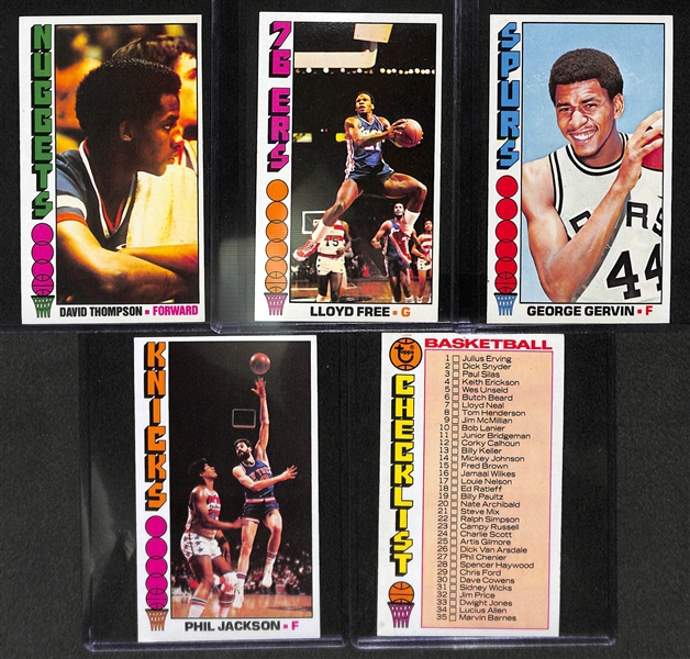 1976-77 Topps Basketball Partial Set (Missing 21 Cards) - High Quality Condition Cards!